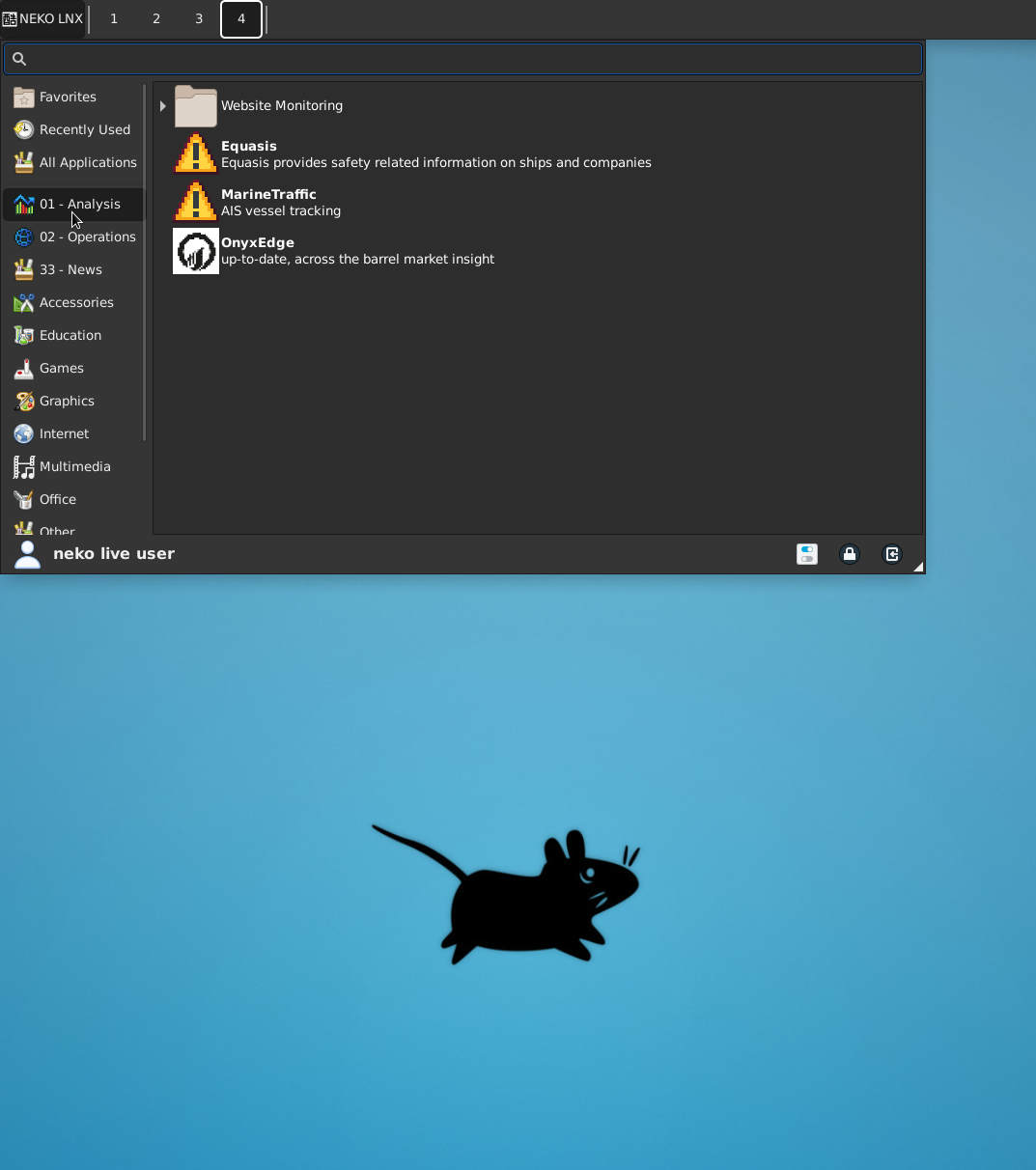 Neko Linux desktop